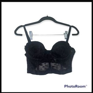 Lace underwire bustier